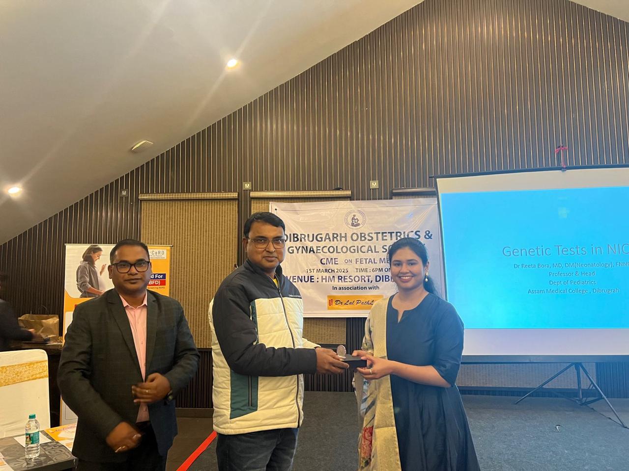 Dr. Tanya Gupta at Dibrugarh Obstetrics & Gynaecological Society CME
